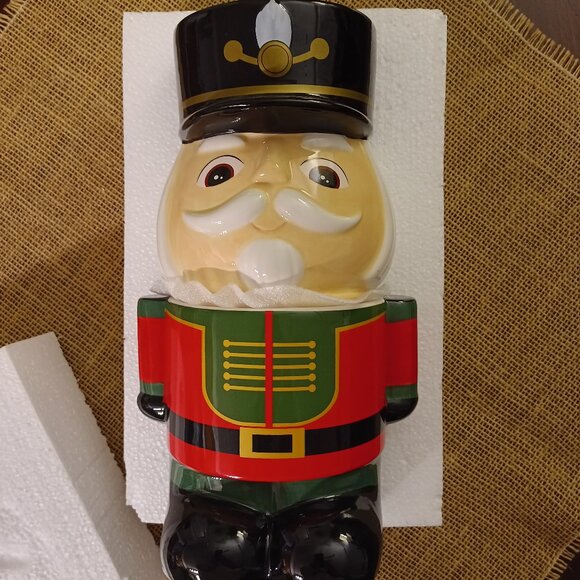 DEI Nutcracker Cookie Jar (NWOT) - Picture 2 of 4